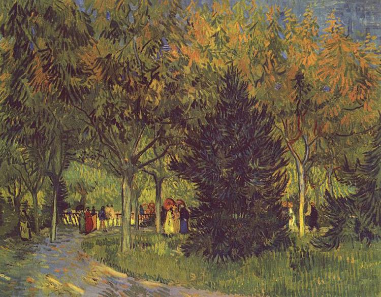 Vincent Van Gogh Allee im Park china oil painting image